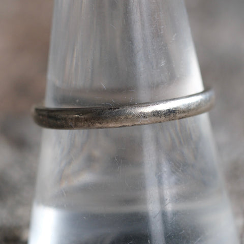 Vintage Sterling Silver Band 9.5