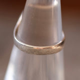 Vintage Sterling Goldstone Inlay Striper Ring 5.5