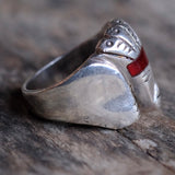 Vintage Sterling Pharaoh Ring 11.25