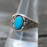 1980's Vintage Turquoise Thunderbird Ring