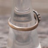 Vintage Sterling Silver Wolf Band 7.75