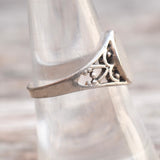 Vintage Sterling Silver Signet Ring 7.75