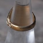 Vintage Gold Toned Sterling Signet Ring 6.5