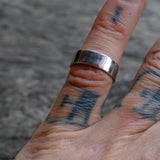 Vintage Sterling Silver Band 5.25