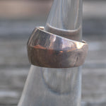 Vintage Sterling Silver Modernist Band 5.25