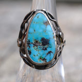 Vintage Sterling Turquoise Ring 5