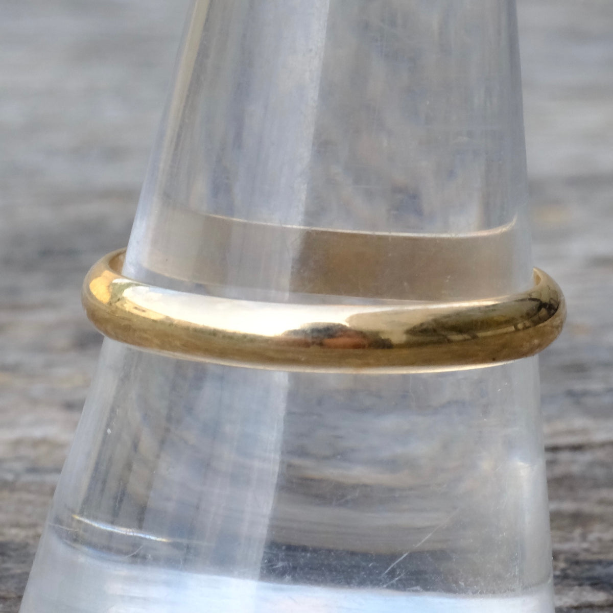 Vintage 14K Gold Band Ring 9.75