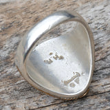 Vintage Sterling Silver Buffalo Ring 12