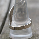 Vintage White Bronze Biker Ring 12