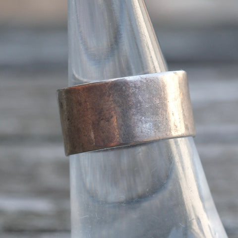 Vintage Sterling Silver Band 7