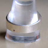 Vintage Sterling Malachite Inlay Ring 12.75