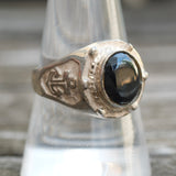 Vintage Sterling Anchor Ring 9.75