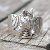 Vintage Sterling Silver Horse Ring 11.75