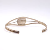 Vintage Sterling Turquoise Shadowbox Cuff