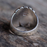 Vintage Sterling Pharaoh Ring 11.25