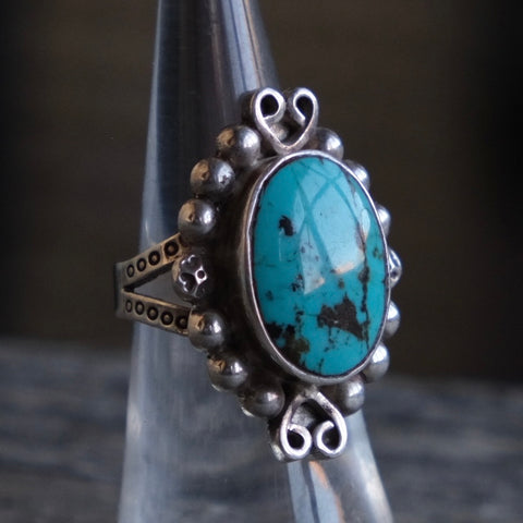 Vintage Sterling Turquoise Ring6