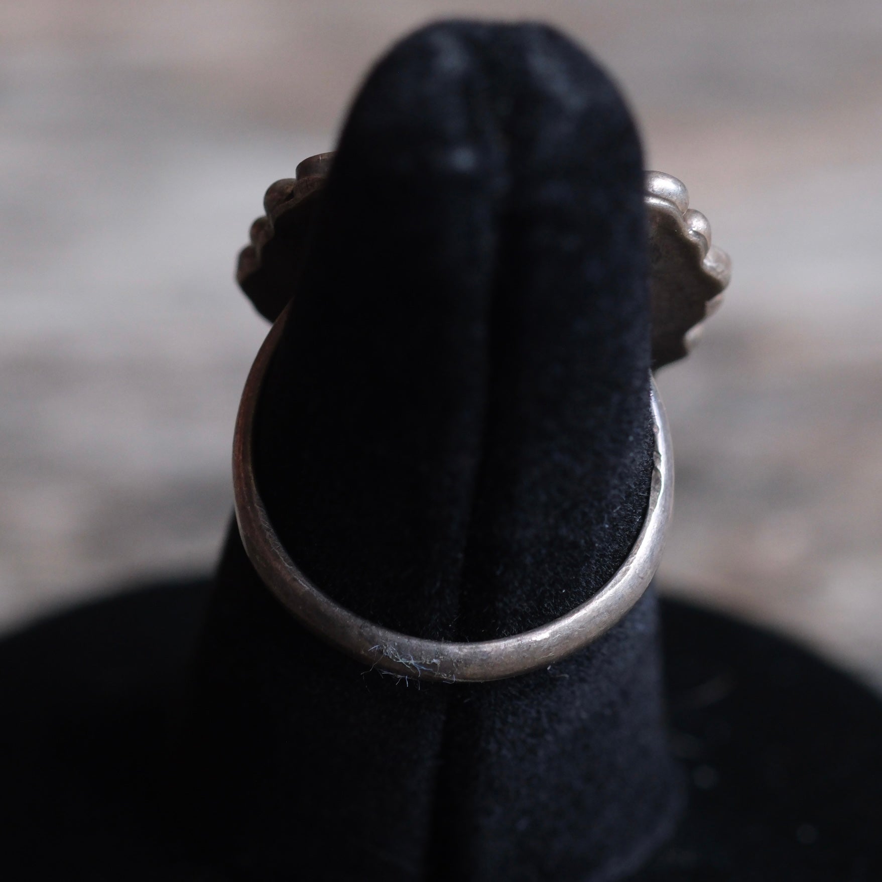 Vintage Sterling Mother Of Pearl Ring 5.75