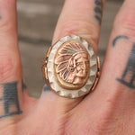 Vintage 1950’s Mexican Biker Ring 8.5