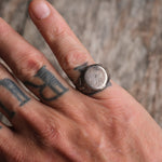 Vintage Sterling Silver Eagle Signet Ring 7.75