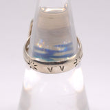 Vintage Sterling Turquoise Feather Ring 7