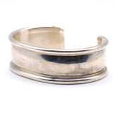 Vintage Sterling Silver Thick Cuff Bracelet