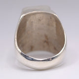 Vintage Sterling Multistone Inlay Ring 10.5