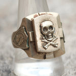Vintage Mexican Biker Souvenir Ring 11.25