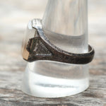 Vintage Sterling Agate Arrowhead Signet Ring 11