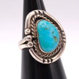 Vintage Sterling Turquoise Ring 6