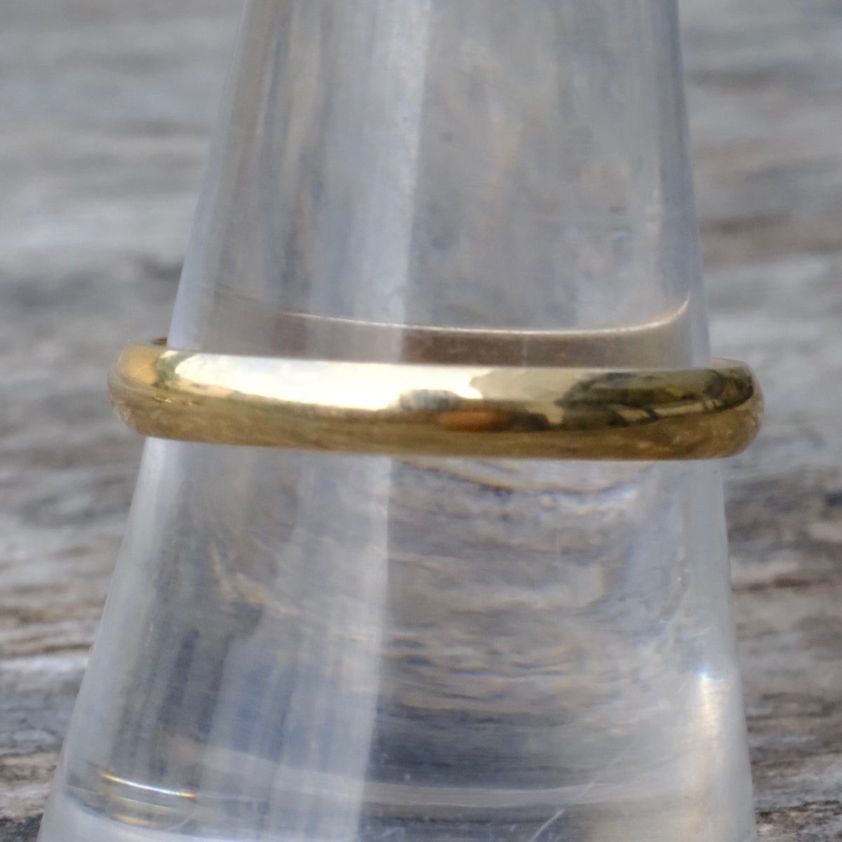 Vintage 14K Gold Band Ring 8.75