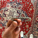 Vintage Sterling Silver Braided Cuff