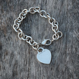 Vintage Sterling TIFFANY'S Heart Bracelet