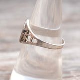 Vintage Sterling Silver Signet Ring 7.75