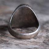 Vintage Sterling Tigers Eye Signet Ring 8.25