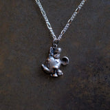 Vintage Sterling Silver Minnie Necklace