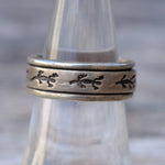Vintage Sterling Lizard Band 6.5