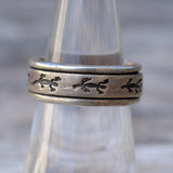 Vintage Sterling Lizard Band 6.5