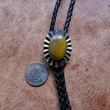 Vintage Sterling Jasper Bolo Tie