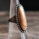 Vintage Sterling Abalone Ring 6