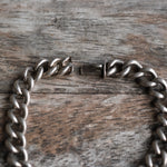 Vintage Sterling Curb Chain Bracelet