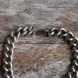 Vintage Sterling Curb Chain Bracelet
