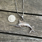 Vintage Sterling Marlin Necklace