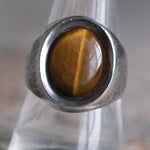 Vintage Sterling Tigers Eye Ring 9.25