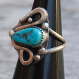 Vintage Sterling Turquoise Ring 5