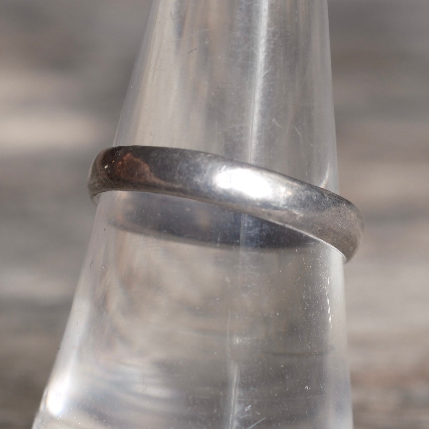 Vintage Sterling Silver Band Ring 8.25