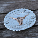 Vintage Longhorn Belt Buckle