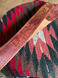 Vintage Hand Tooled Rust Brown Leather ‘EARL’ Belt