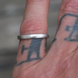 Vintage Sterling Silver Band 7.75