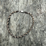 Vintage Sterling Woven Chain Bracelet