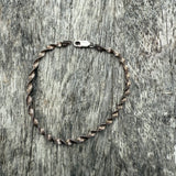 Vintage Sterling Woven Chain Bracelet